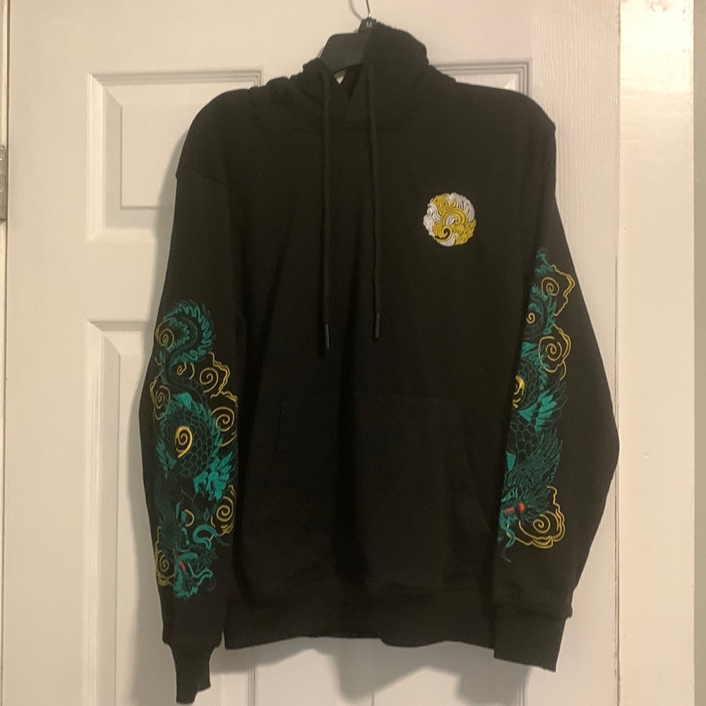 Dragon inspired designs black hoodie 🐉🐲